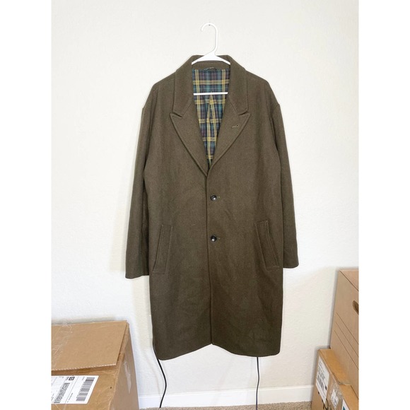 Saturdays New York City Kawano Wool Overcoat Large - Picture 4 of 12
